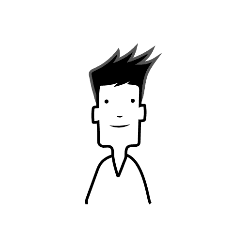 An isolated minimalist character portrait asset from the ahm Insurance visual system, highlighting the clean line work used to ensure long-term brand flexibility.