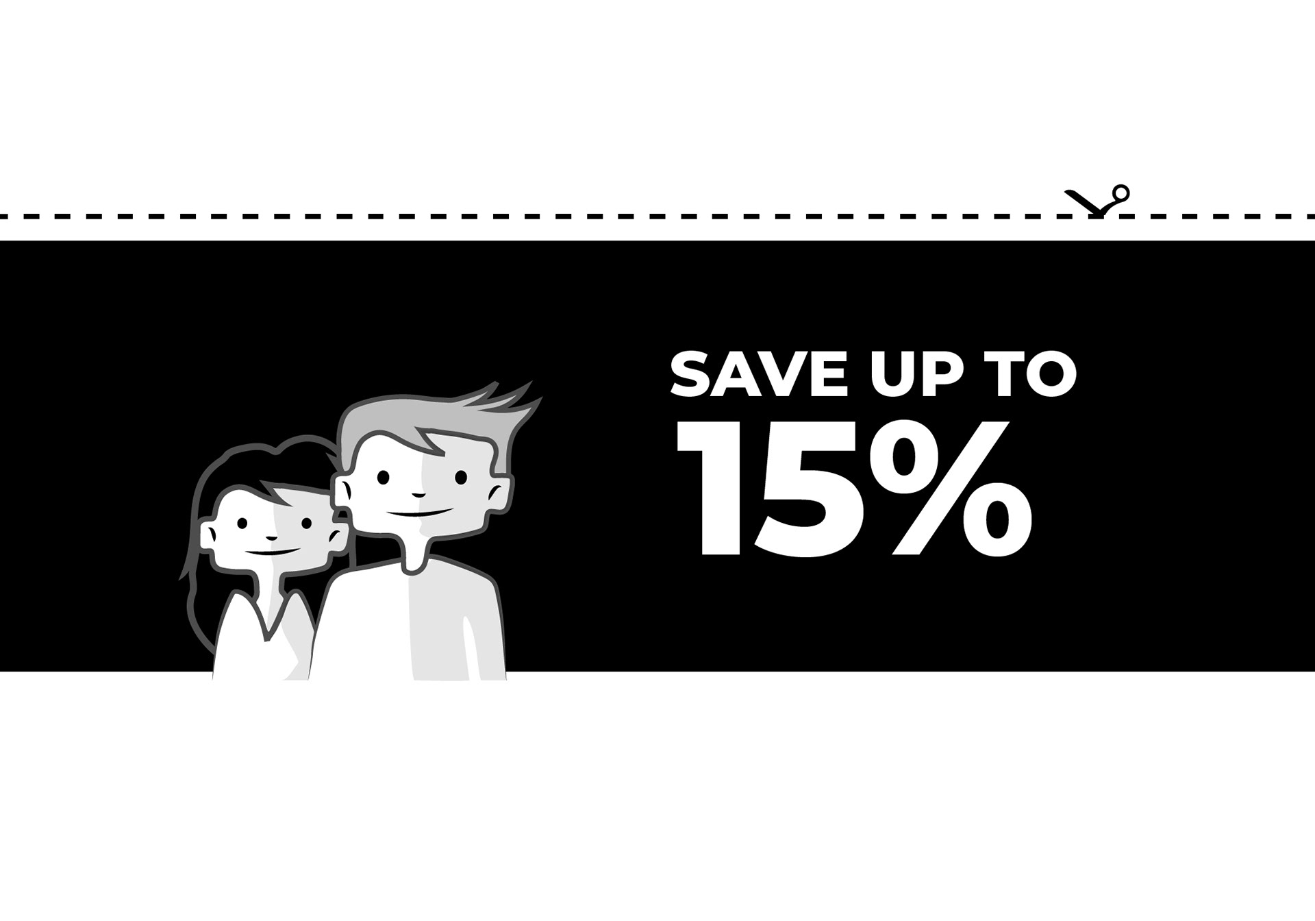 A horizontal promotional web banner featuring a custom character illustration, demonstrating a flexible visual identity that maintains brand consistency across campaigns.