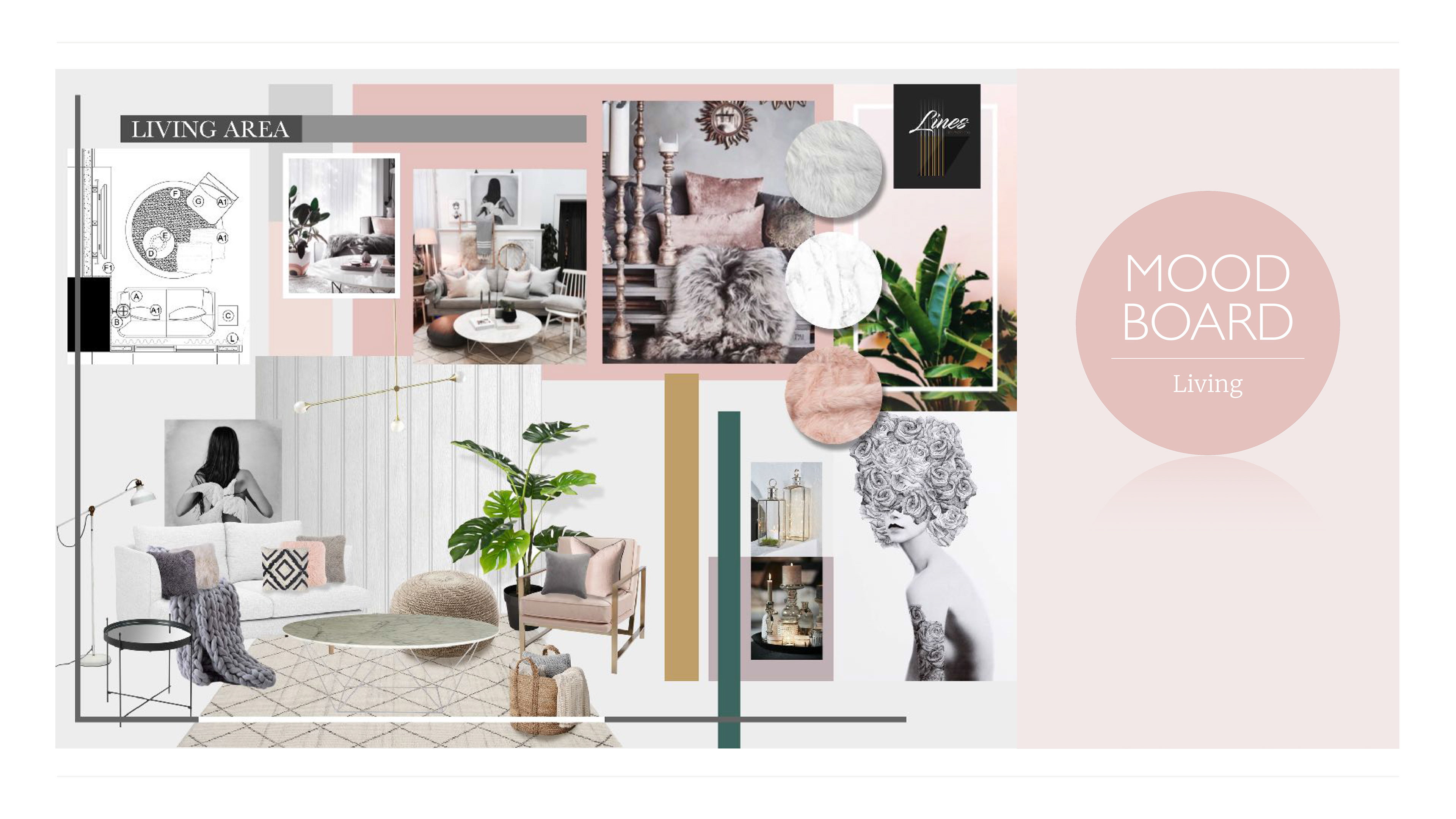 Interior Design Presentation Board