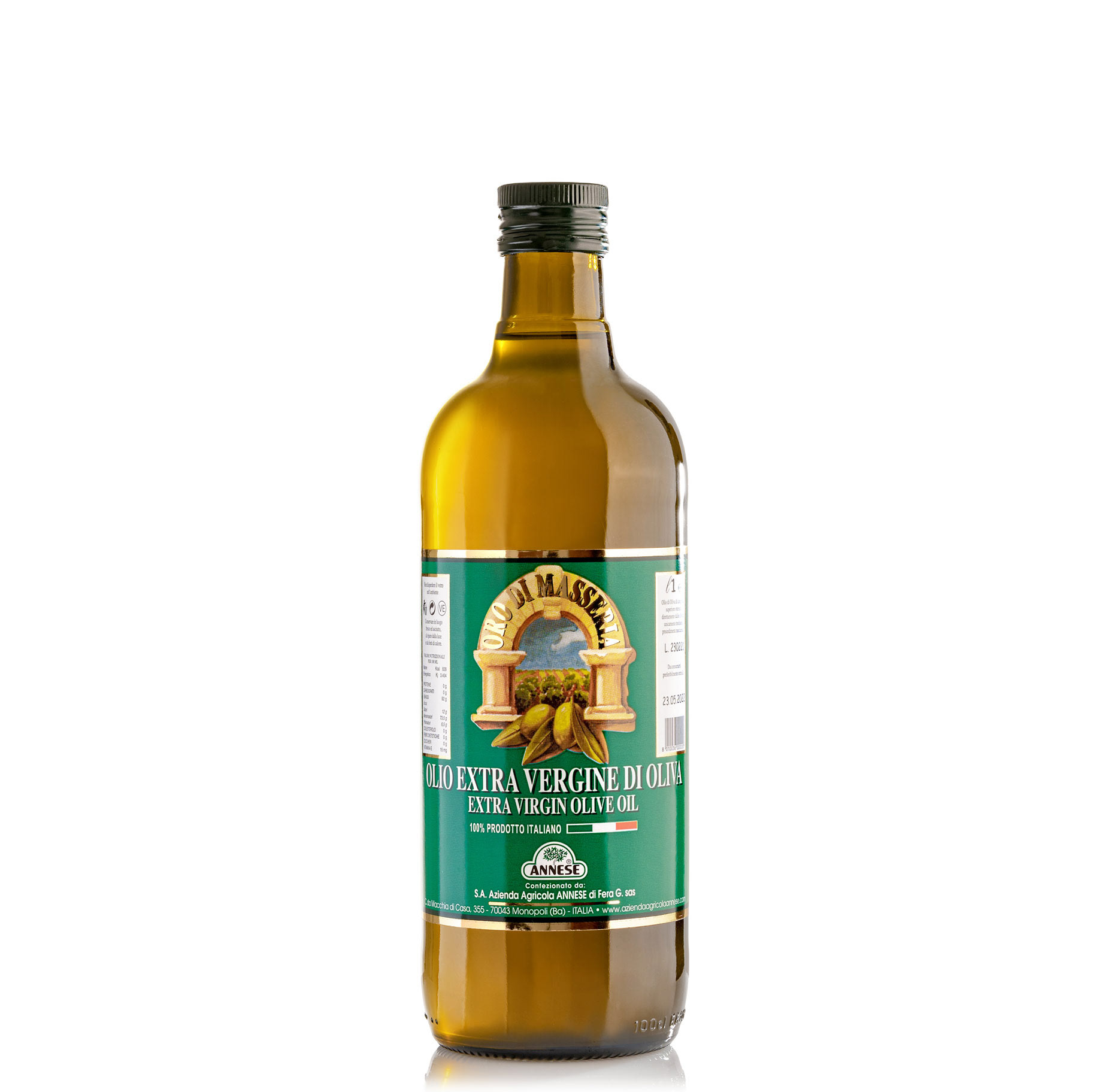 Fotografia e-commerce Olio d'oliva