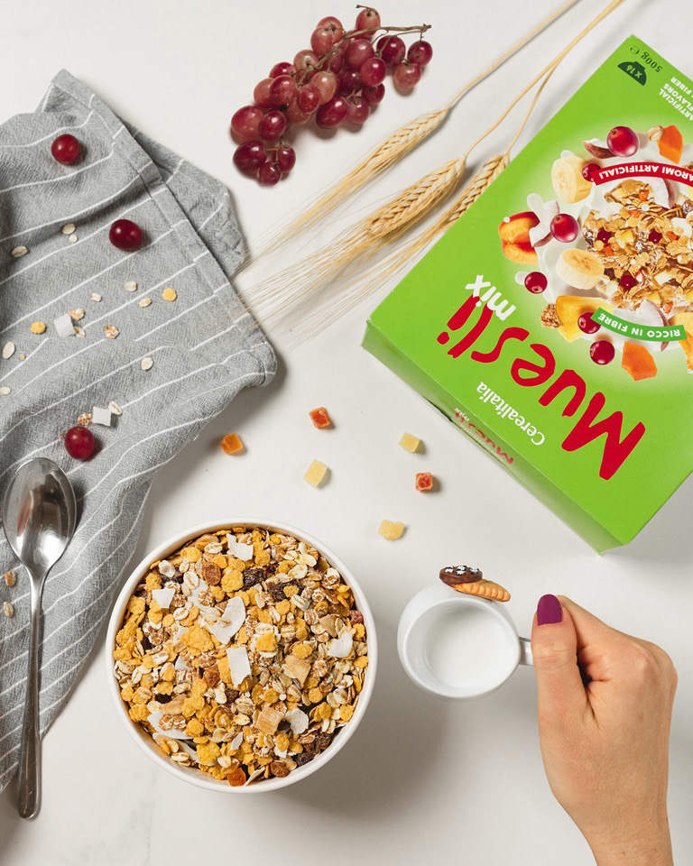 Fotografia still-life per Cerealitalia