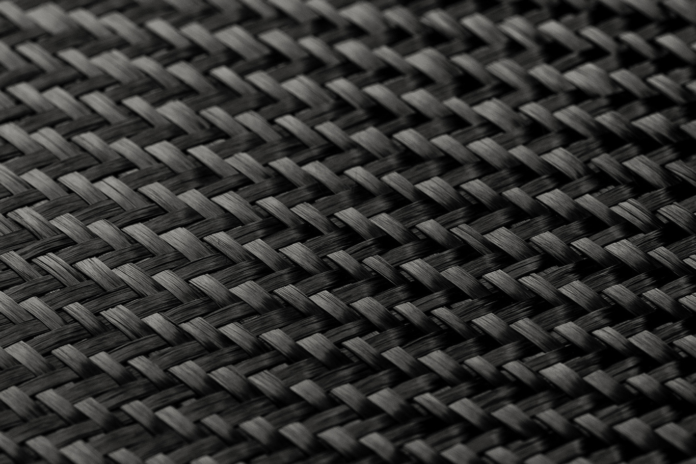 Immagine macro della fibra di carbonio
