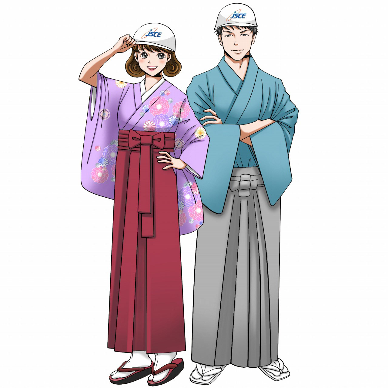 土木偉人かるたキャラクター