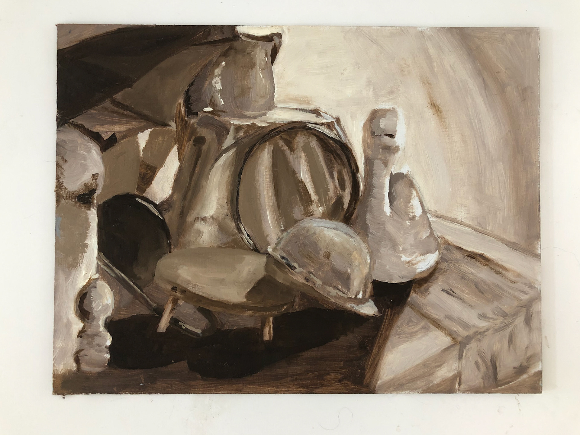 Observational Painting, Oil on Wood, 2019