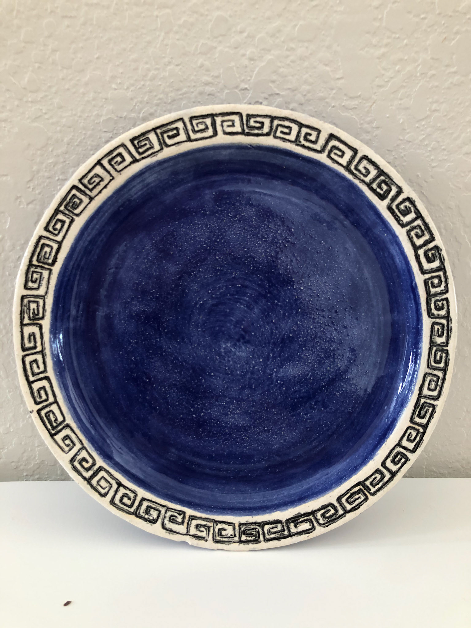 Ceramic, Incised Plate, 2016