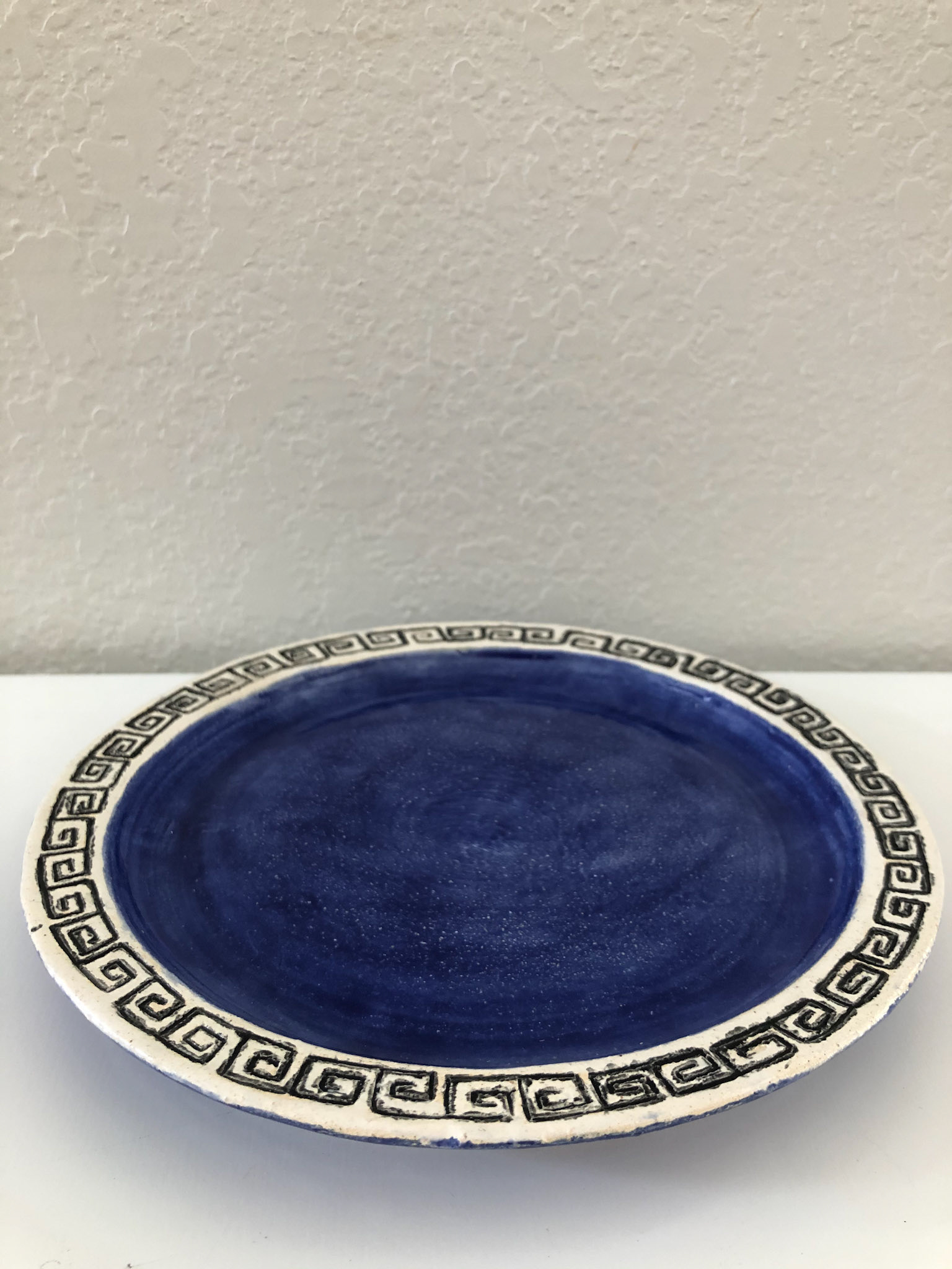 Ceramic, Incised Plate, 2016
