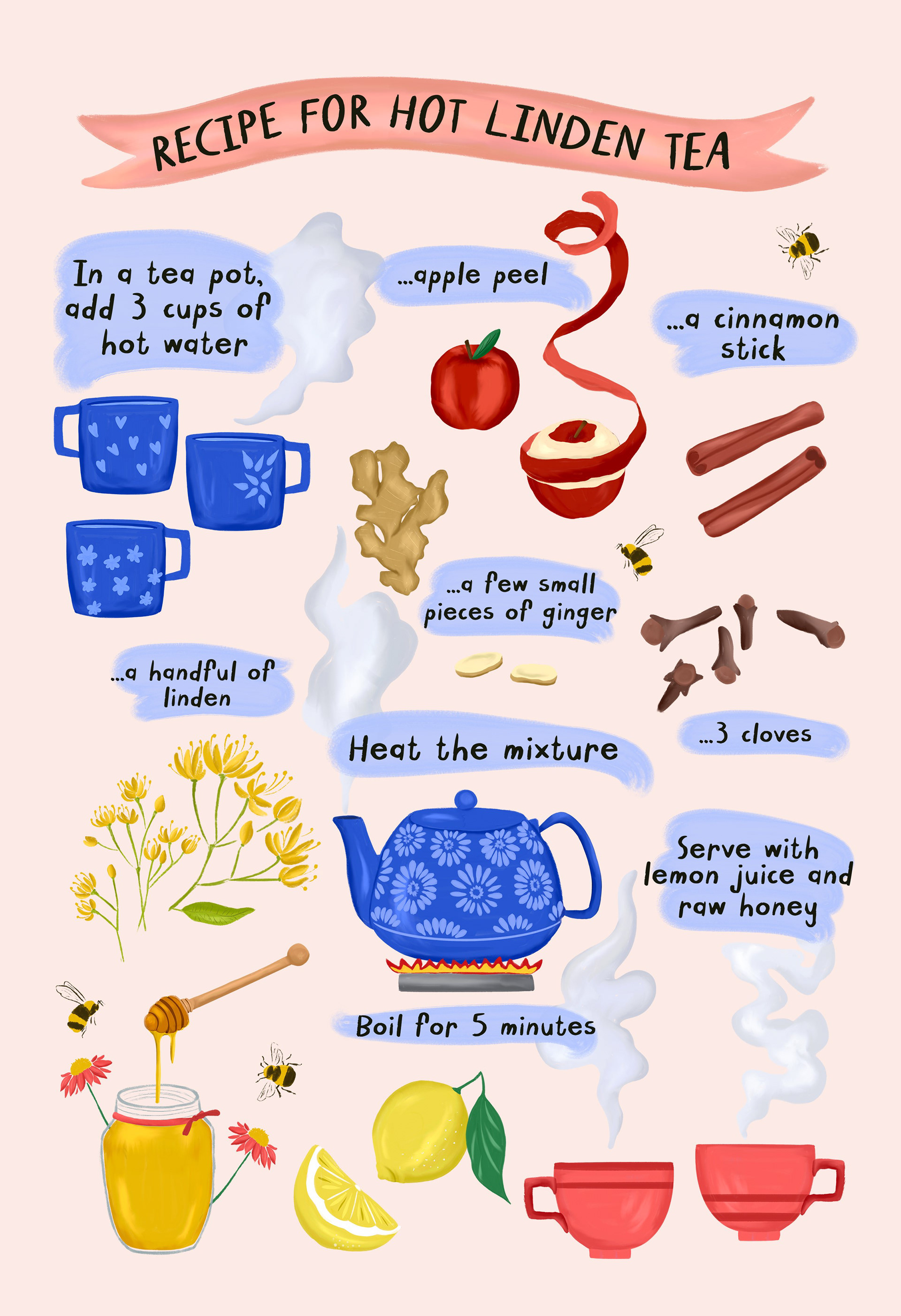 Hot Linden Tea