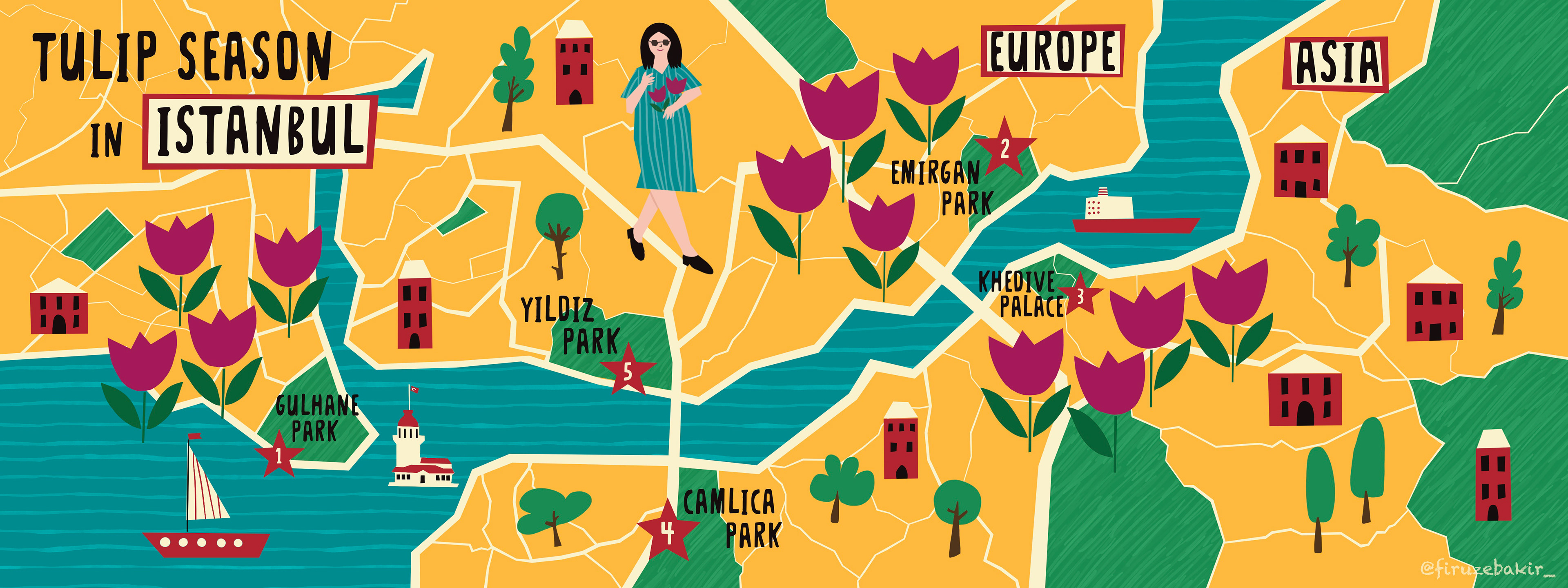 Tulip Season In Istanbul