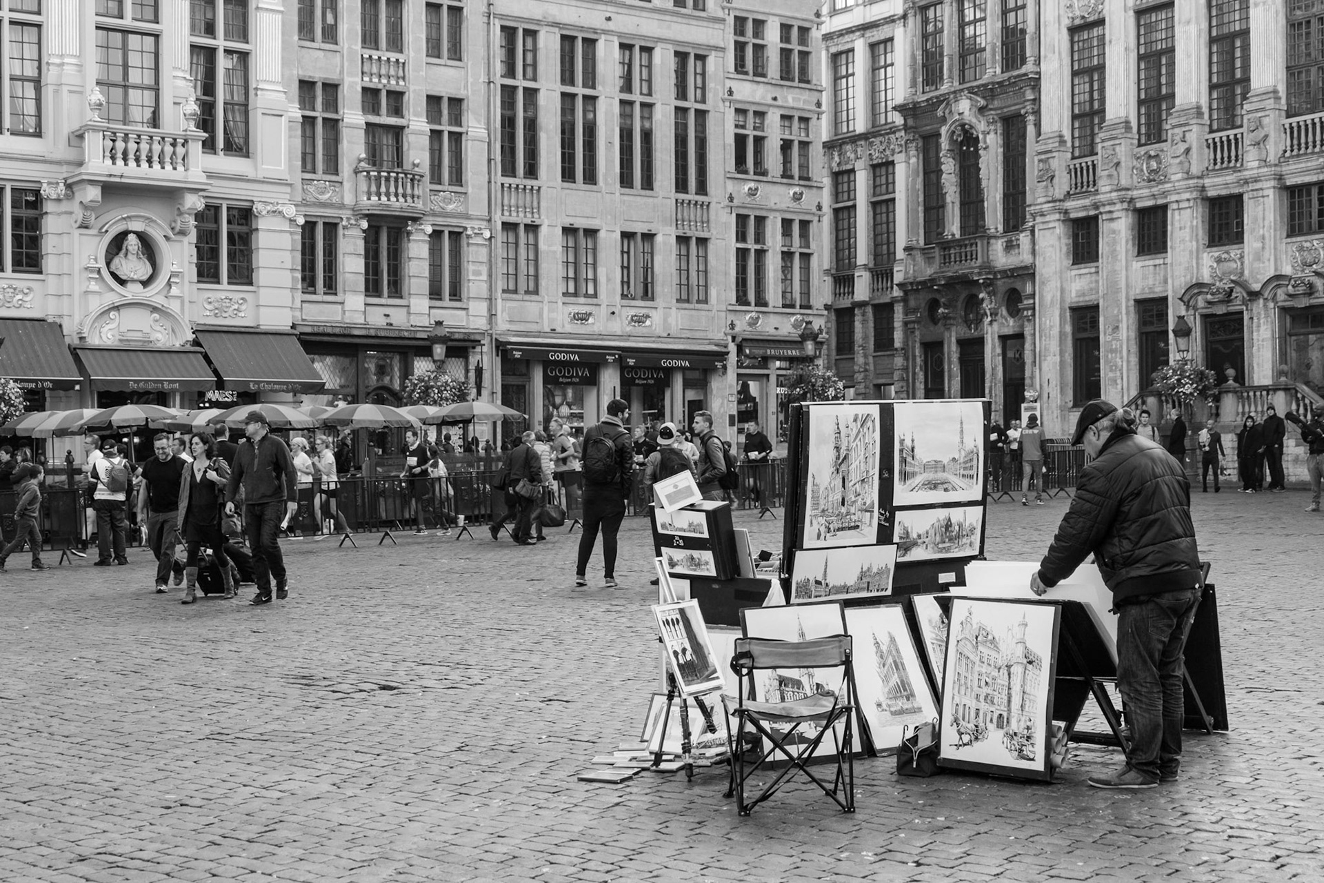 Brussels city walk