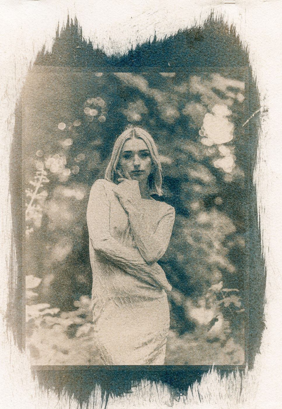cyjanotypia tonowana w herbacie - ONE DAY PHOTO SKAŁA