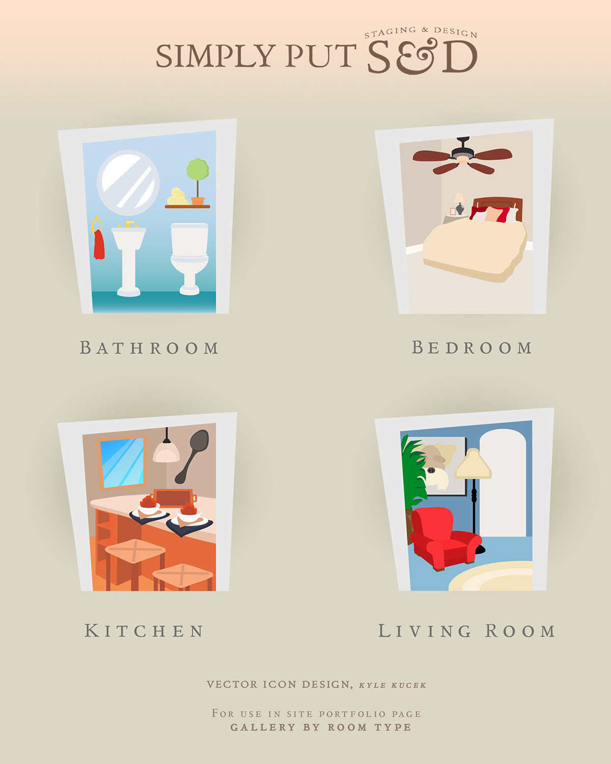 Vector Icon Designs - Illustrator, Photoshop (2016)