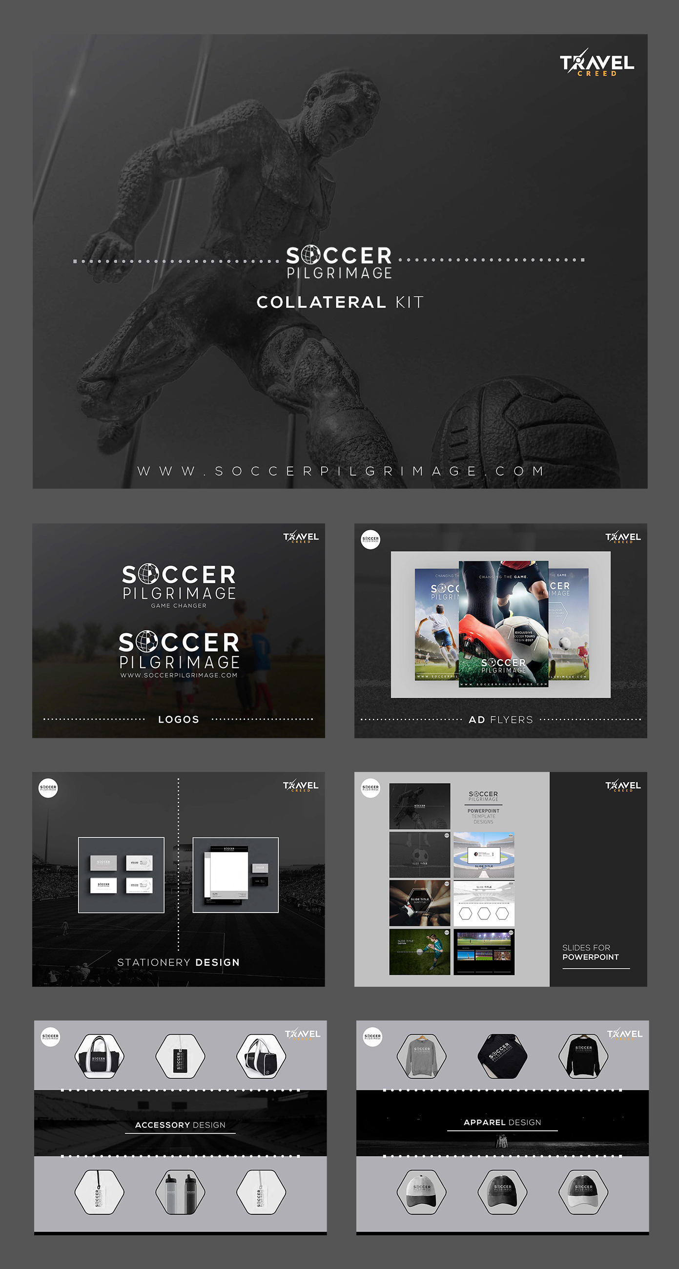 Collateral Kit Design - Soccer Pilgrimage