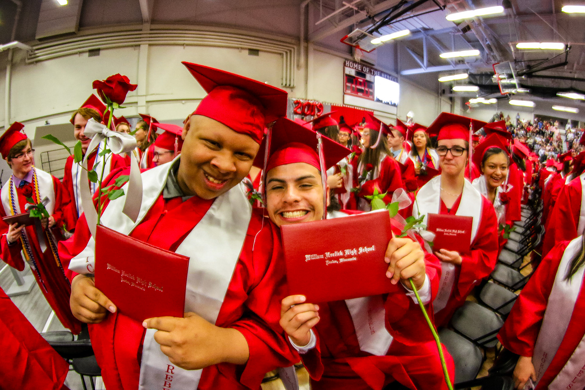 Photos from Horlick High School's Commencement Ceremony, June 9, 2019.
