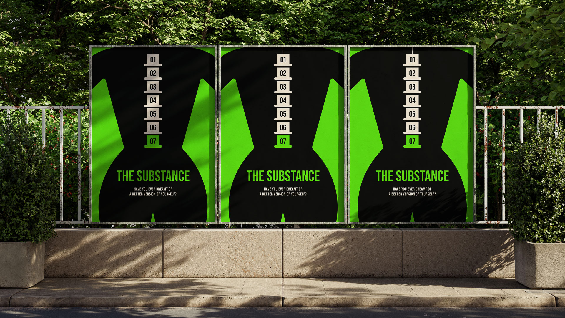 Collectible print inspired by The Substance, capturing its unique cinematic identity.