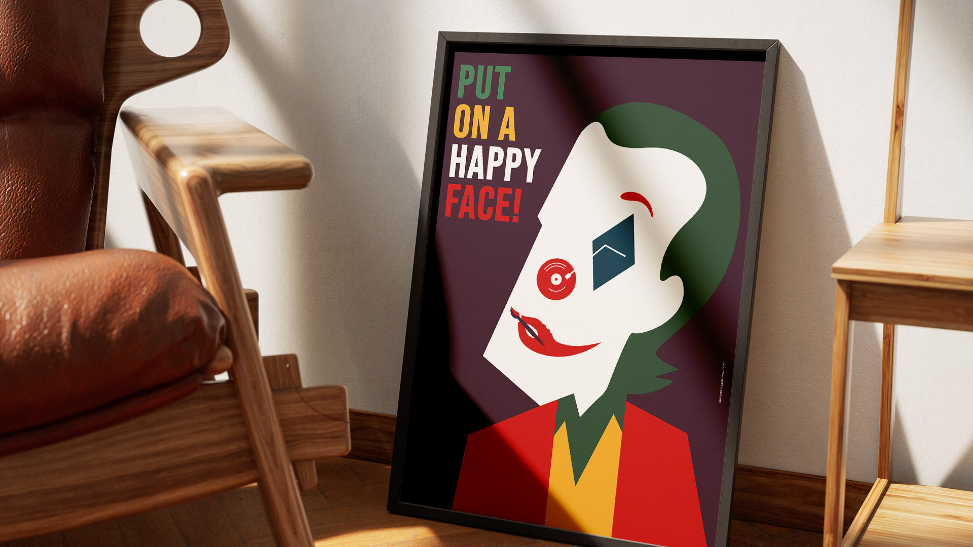 Alternative film poster of Joker, designed for collectors and film enthusiasts.