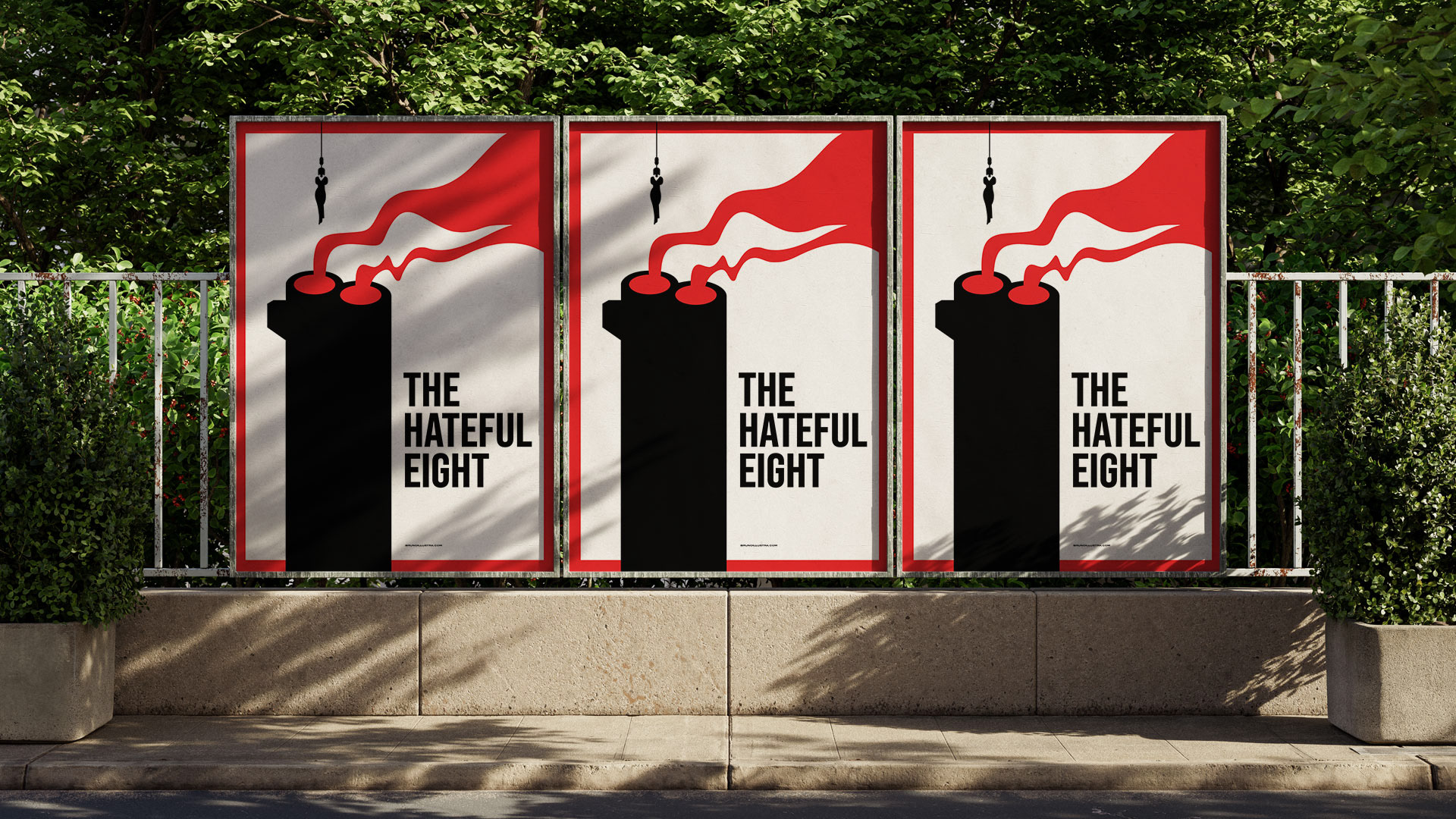 Collectible print inspired by The Hateful Eight, capturing its unique cinematic identity.