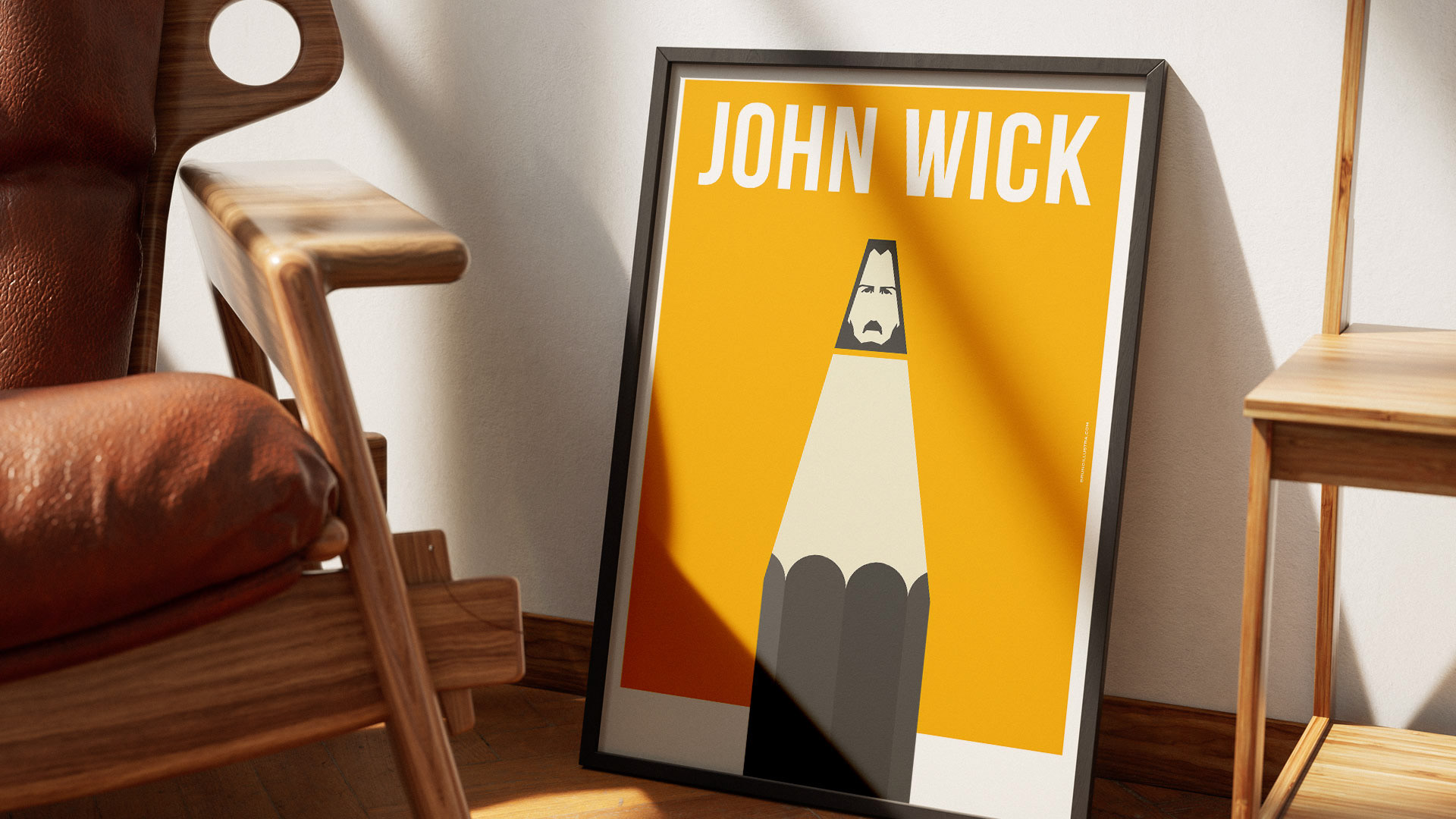 Alternative film poster of John Wick, designed for collectors and film enthusiasts.