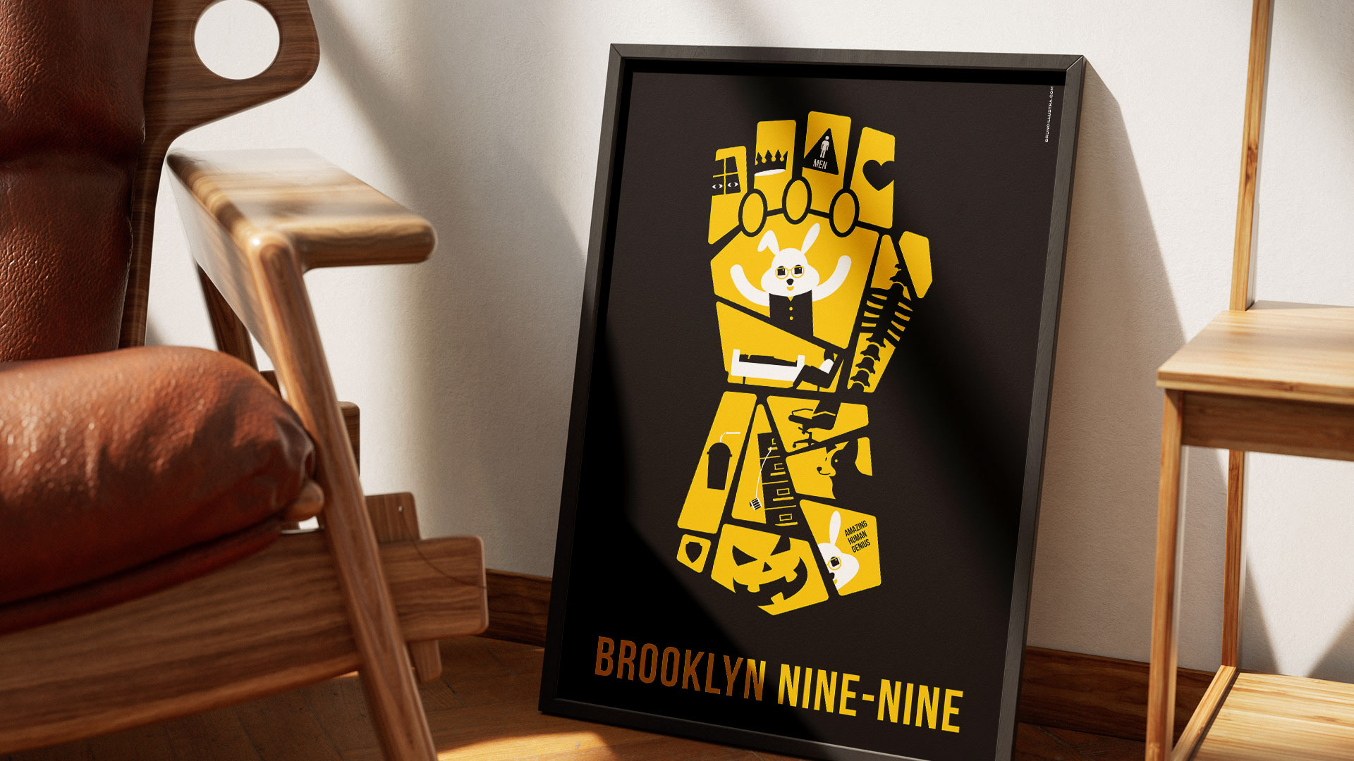 Alternative film poster of Brooklyn Nine-Nine, designed for collectors and film enthusiasts.