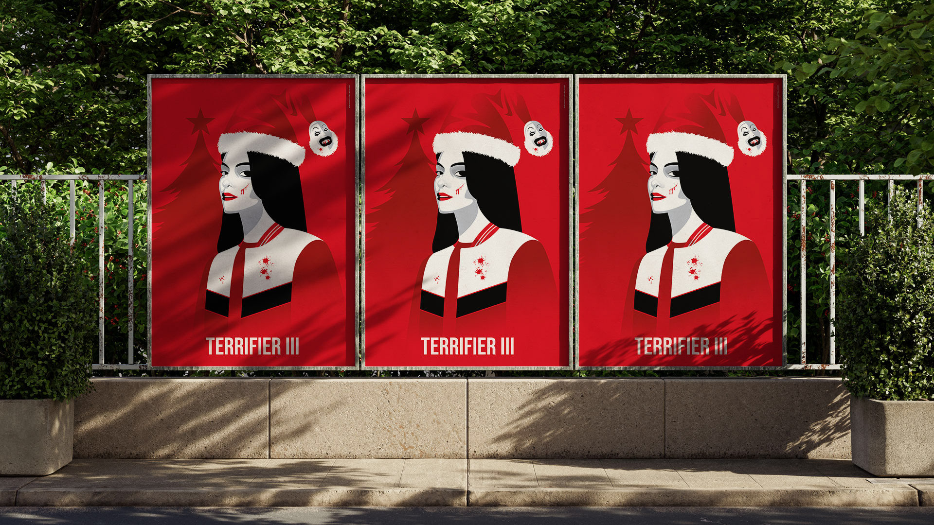 Collectible print inspired by Terrifier 3, capturing its unique cinematic identity.