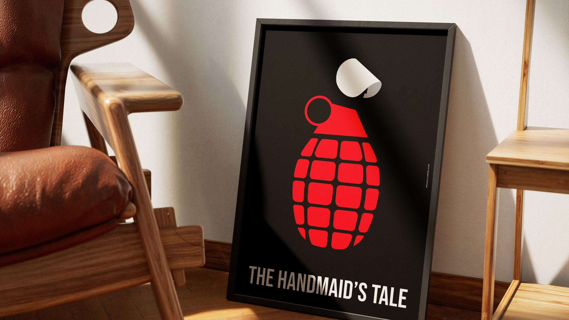 Alternative film poster of The Handmaid’s Tale, designed for collectors and film enthusiasts.