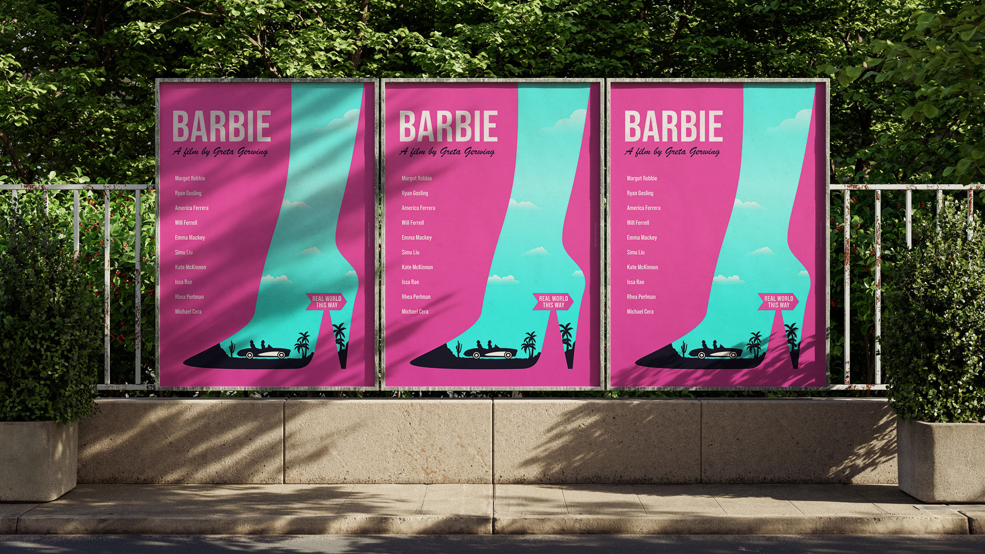 Collectible print inspired by Barbie, capturing its unique cinematic identity.