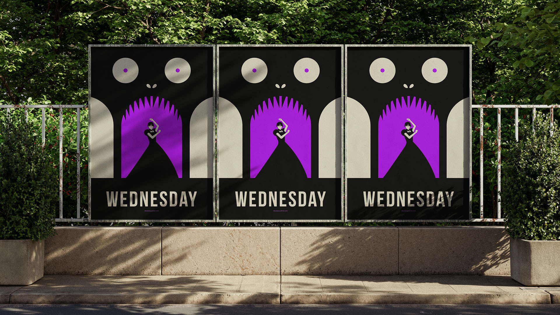 Collectible print inspired by Wednesday, capturing its unique cinematic identity.