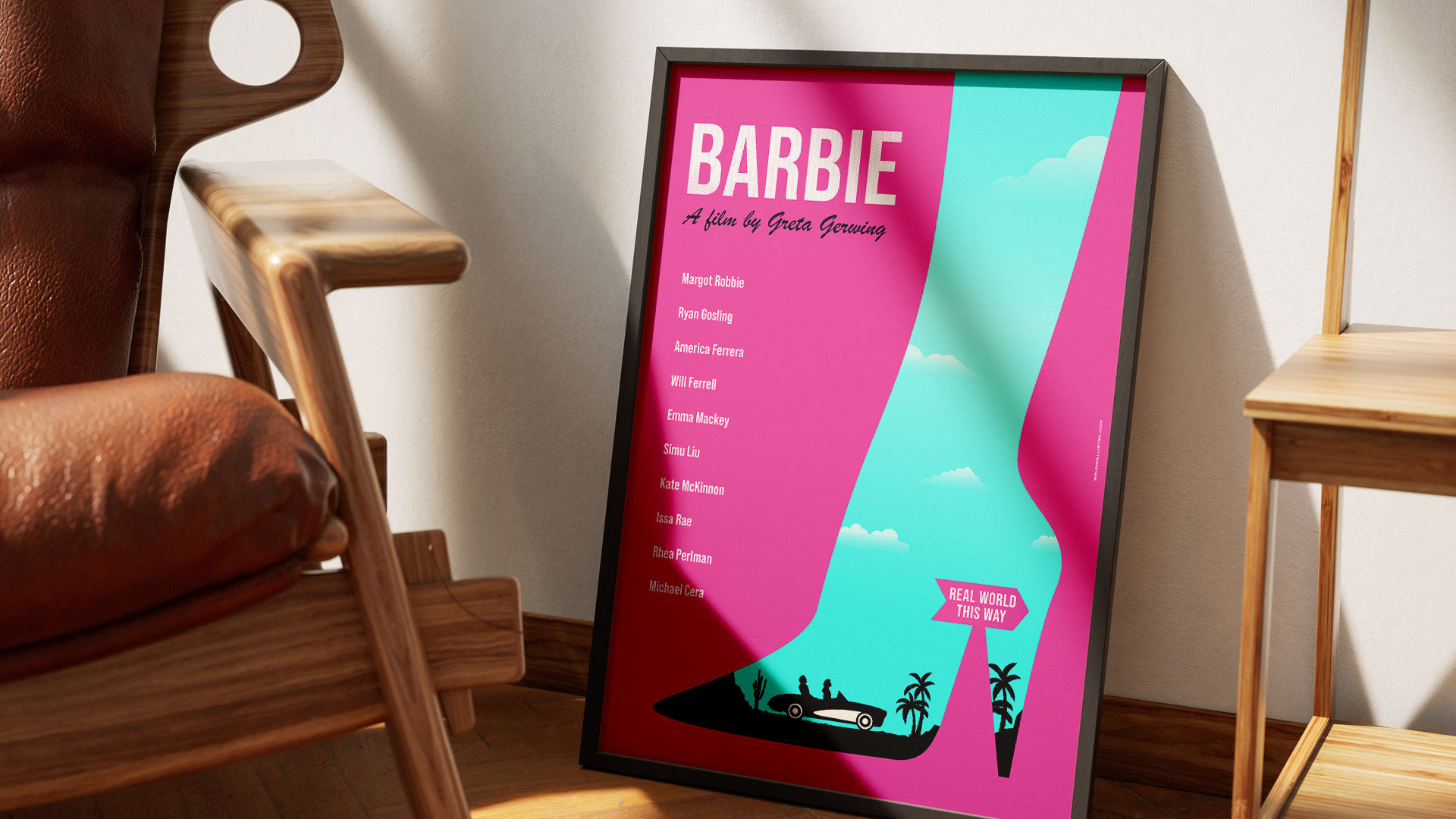 Alternative film poster of Barbie, designed for collectors and film enthusiasts.