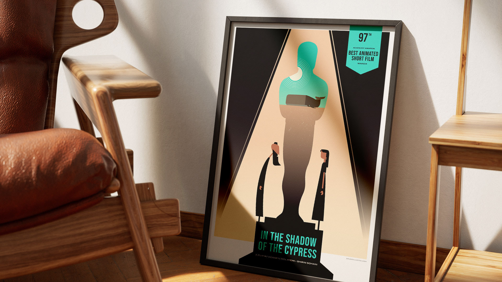 Alternative film poster of In The Shadow of the Cypress, designed for collectors and film enthusiasts.