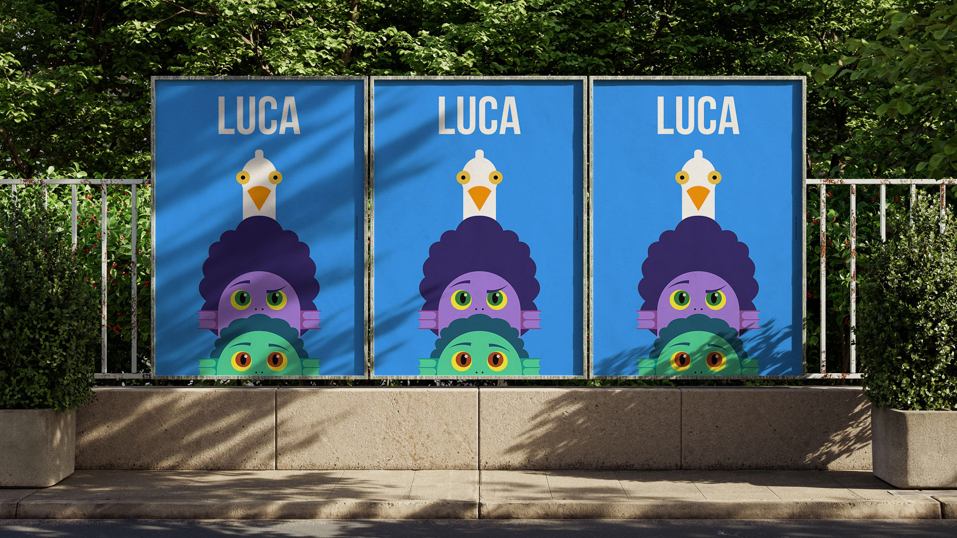 Collectible print inspired by Luca, capturing its unique cinematic identity.