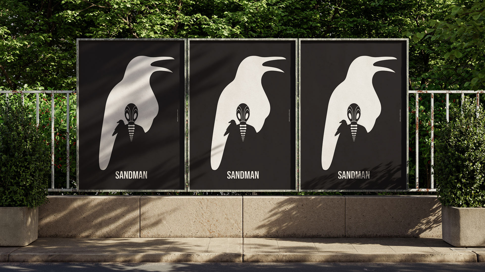 Collectible print inspired by Sandman, capturing its unique cinematic identity.