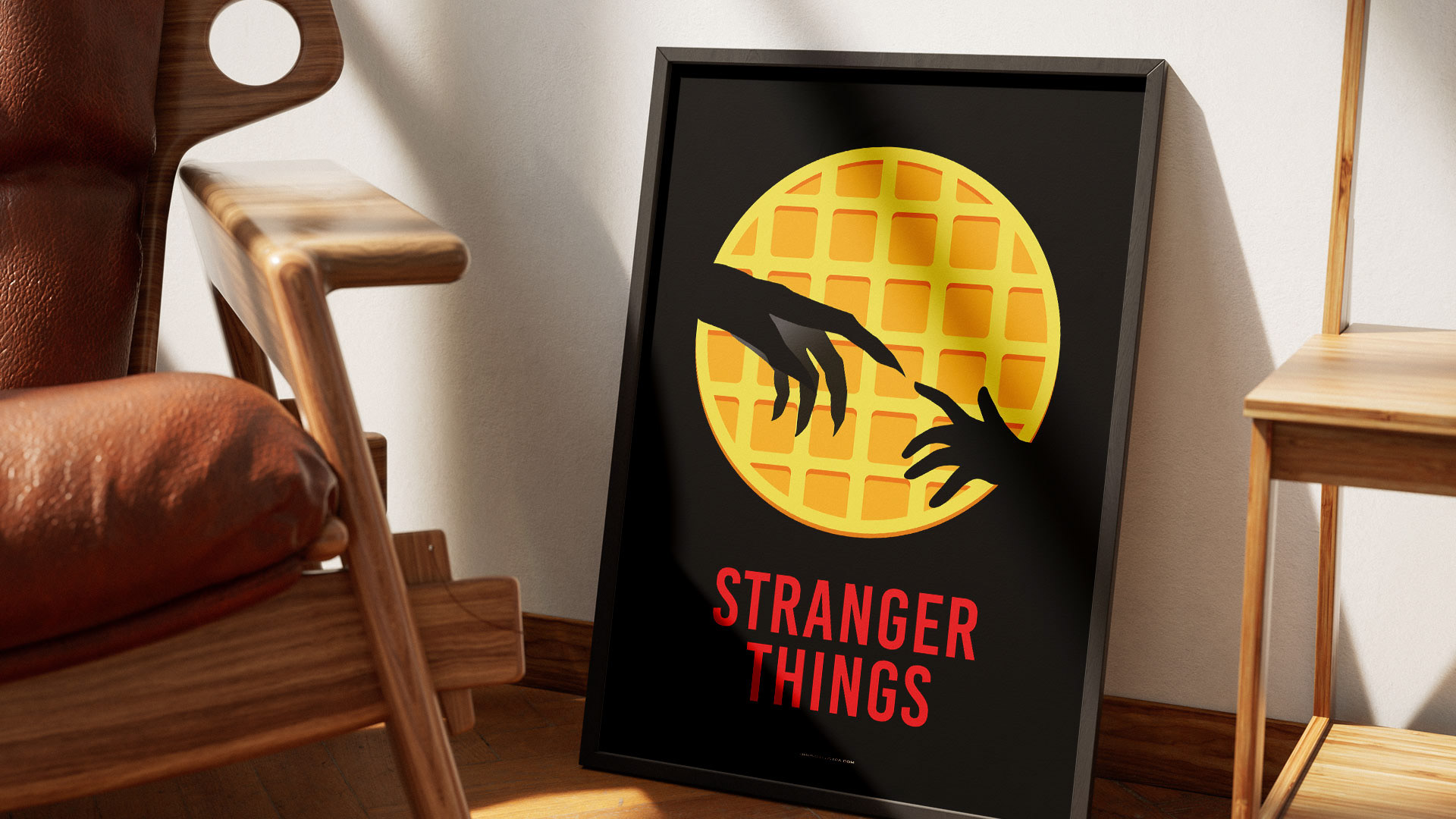 Alternative film poster of Stranger Things, designed for collectors and film enthusiasts.
