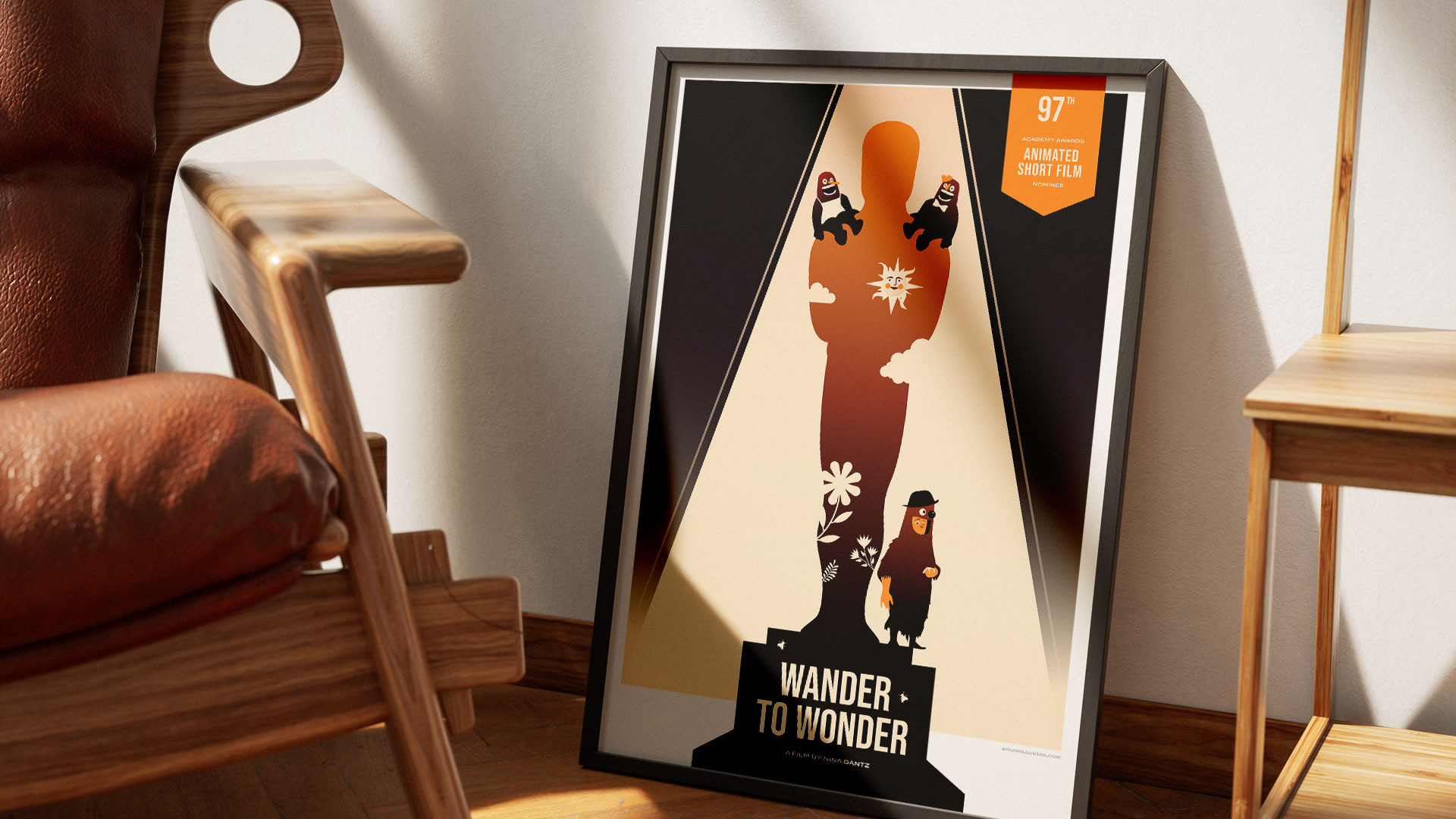 Alternative film poster of Wander to Wonder, designed for collectors and film enthusiasts.