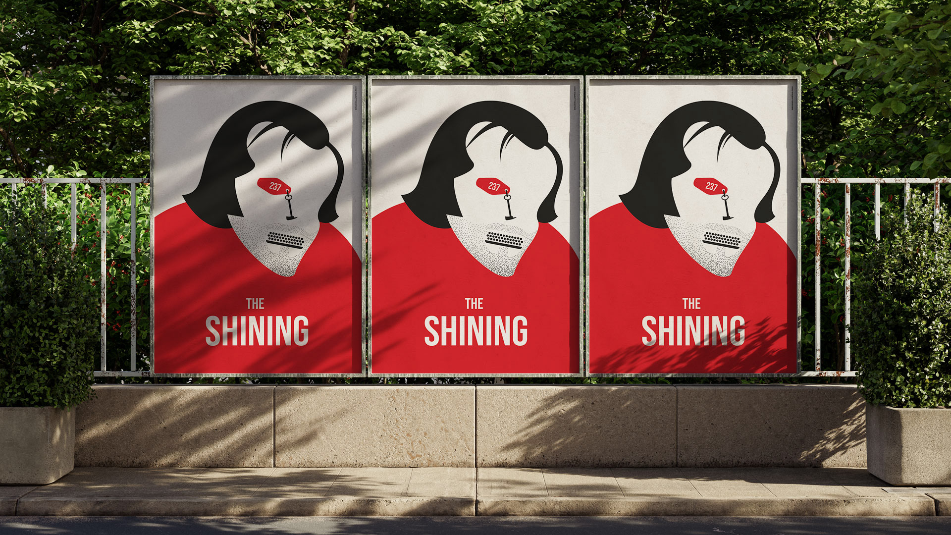 Collectible print inspired by The Shining, capturing its unique cinematic identity.