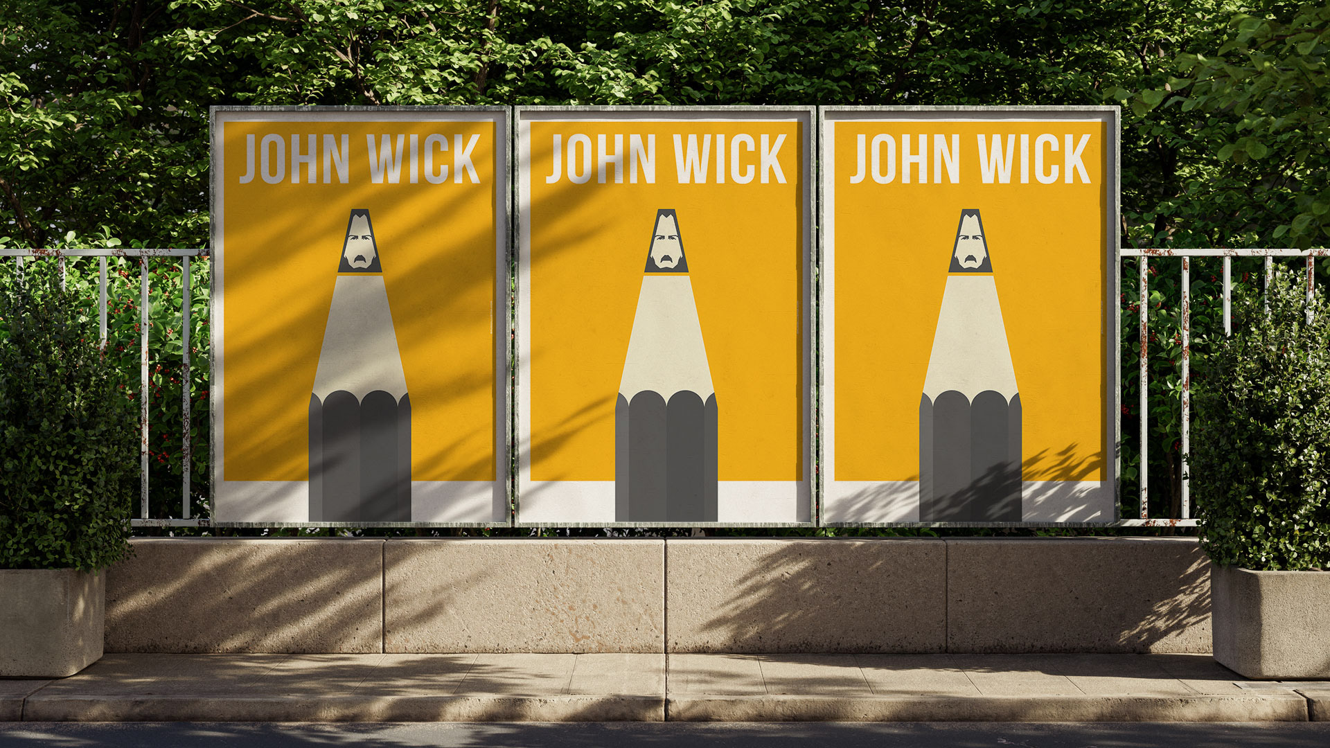 Collectible print inspired by John Wick, capturing its unique cinematic identity.