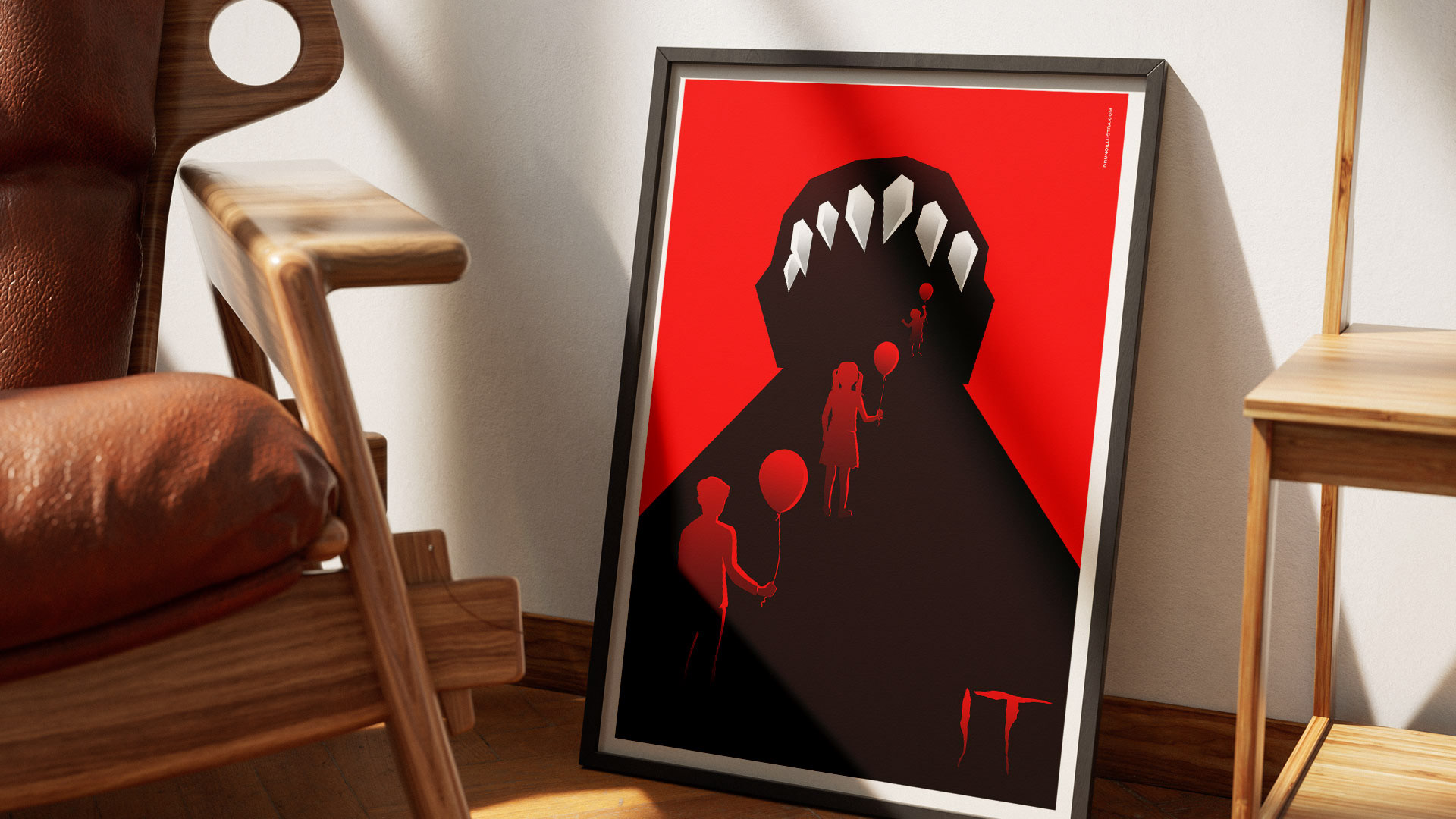 Alternative film poster of IT: A Masterpiece of Fear, designed for collectors and film enthusiasts.