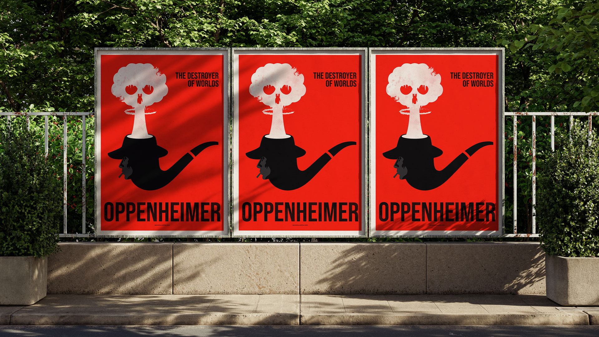 Collectible print inspired by Oppenheimer, capturing its unique cinematic identity.