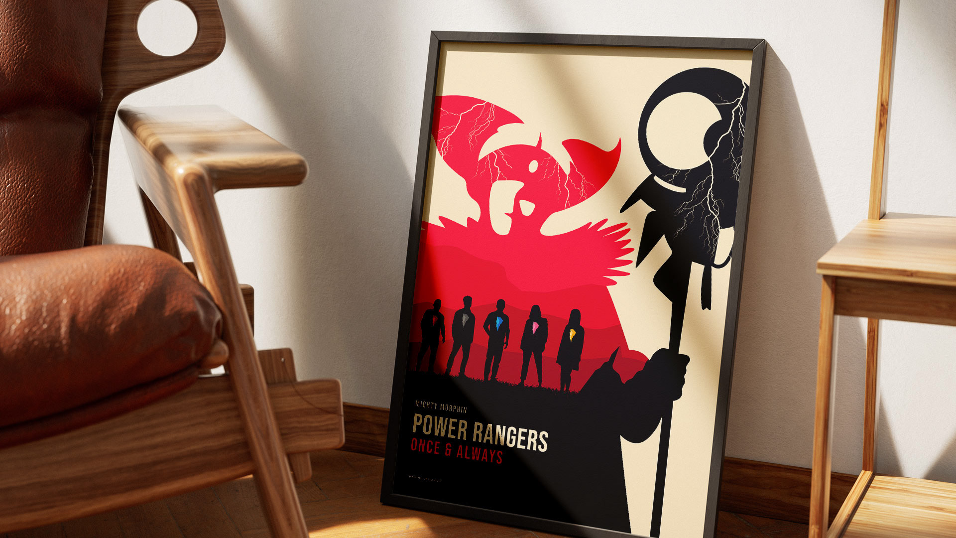 Alternative film poster of Power Rangers: Once & Always, designed for collectors and film enthusiasts.