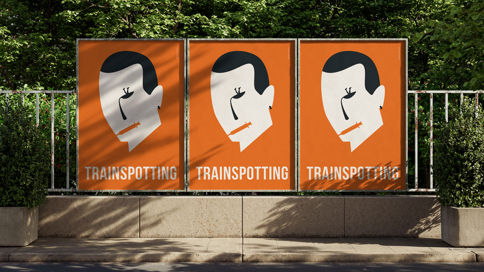 Collectible print inspired by Trainspotting, capturing its unique cinematic identity.