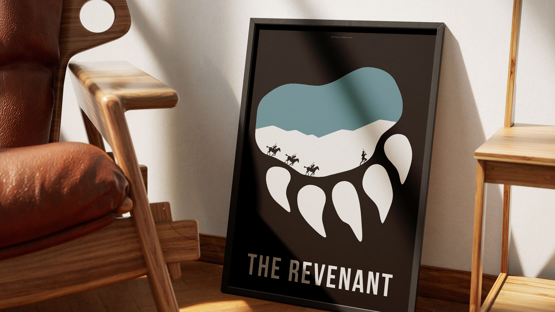 Alternative film poster of The Revenant, designed for collectors and film enthusiasts.