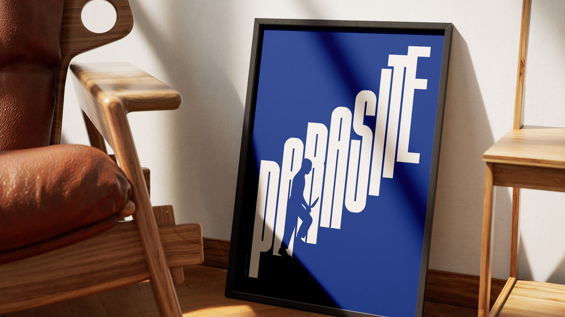 Alternative film poster of Parasite, designed for collectors and film enthusiasts.