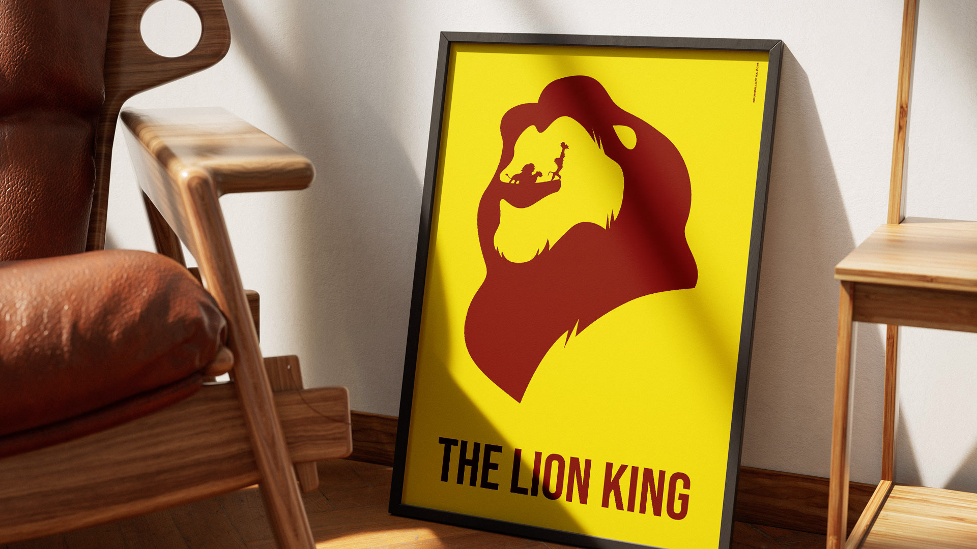 Alternative film poster of The Lion King, designed for collectors and film enthusiasts.