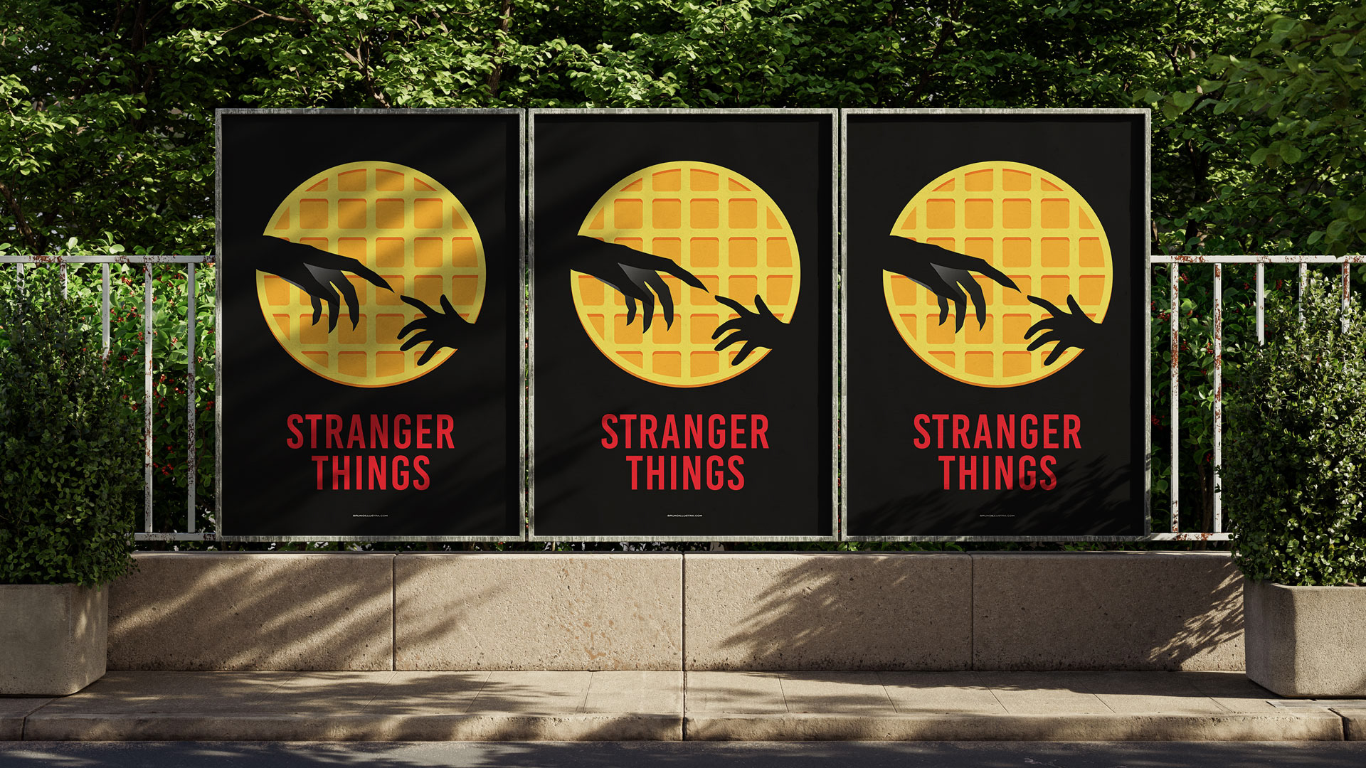 Collectible print inspired by Stranger Things, capturing its unique cinematic identity.