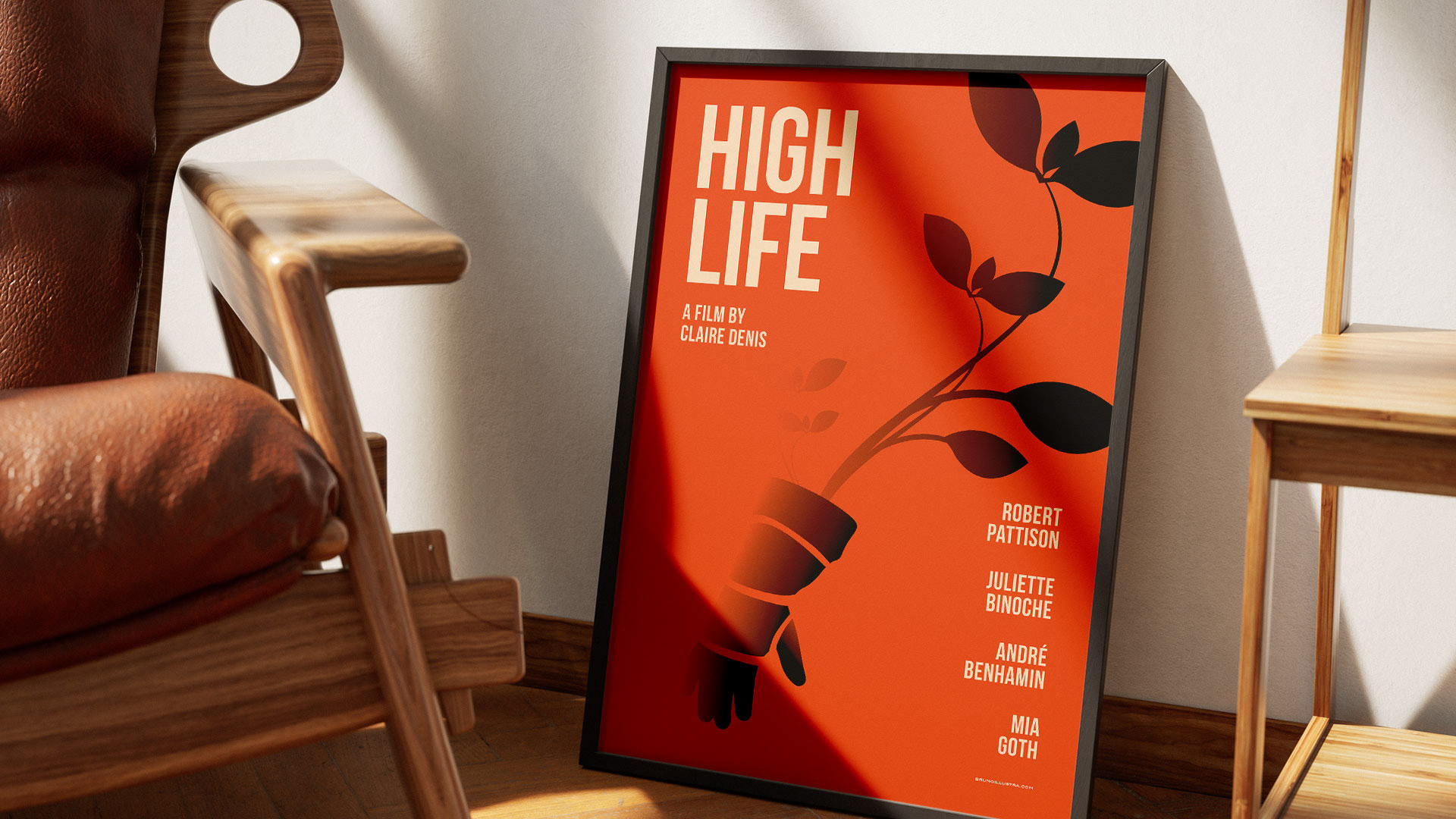 Alternative film poster of High Life, designed for collectors and film enthusiasts.
