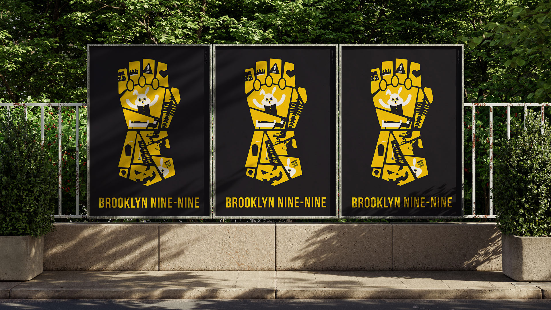 Collectible print inspired by Brooklyn Nine-Nine, capturing its unique cinematic identity.