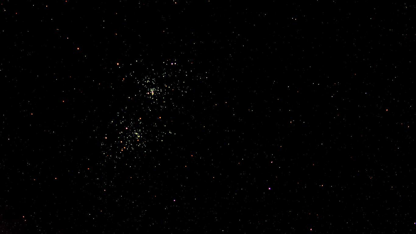 Persei Double Cluster in Perseus NGC 869 NGC 884 about 7700 ly - dslr