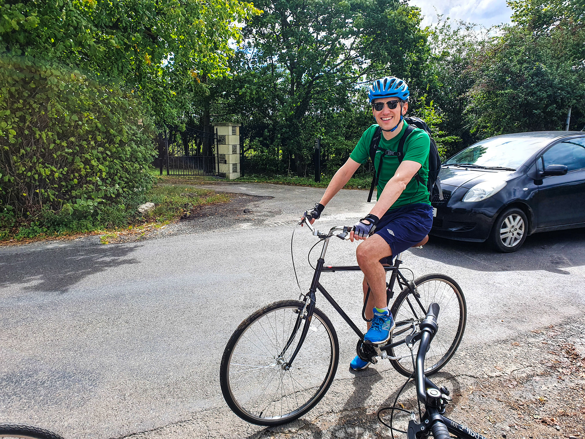 Dan when he could still feel his crotch.