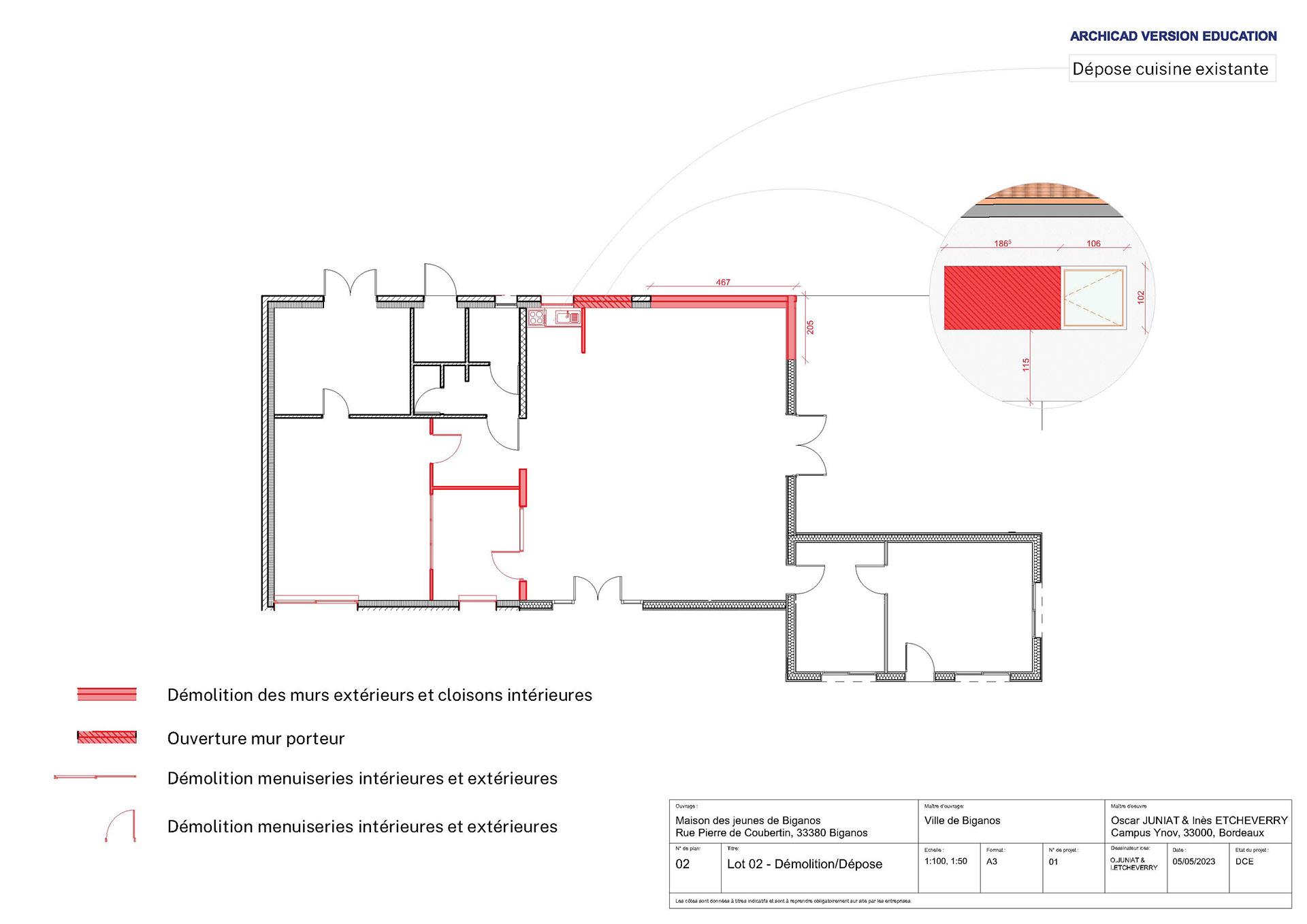 LOT 02 - Démolition/Dépose