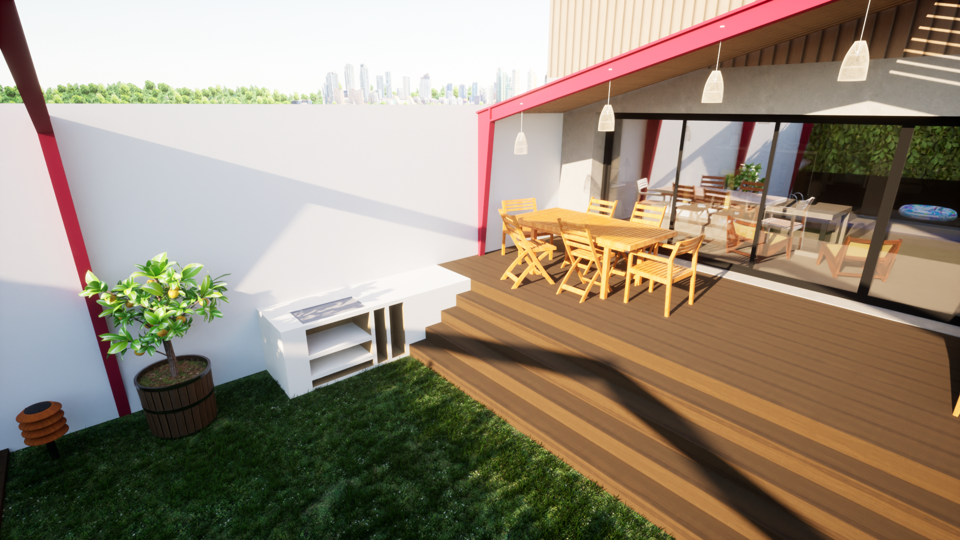 Vue terrasse jour
