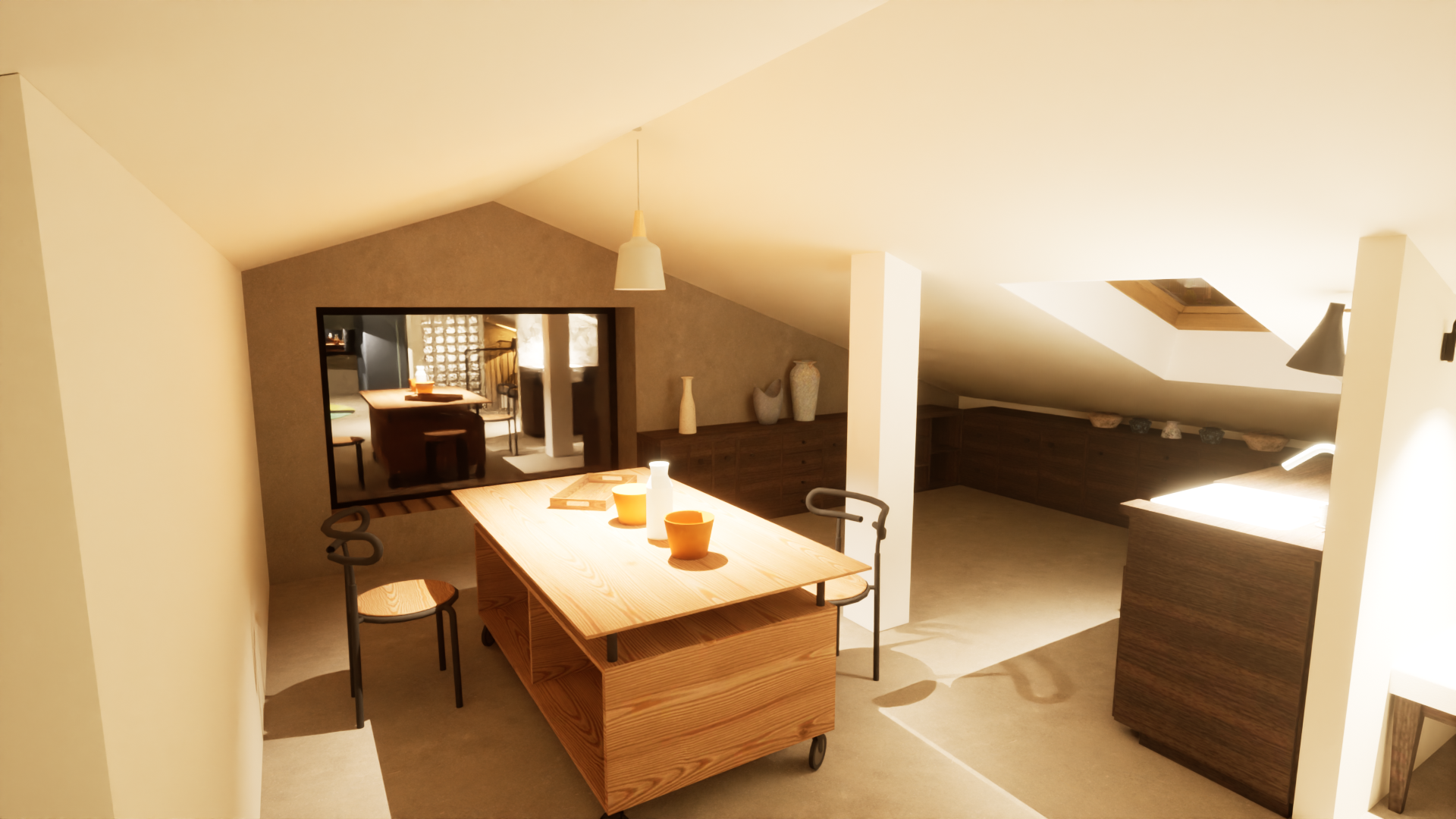 Vue atelier nuit
