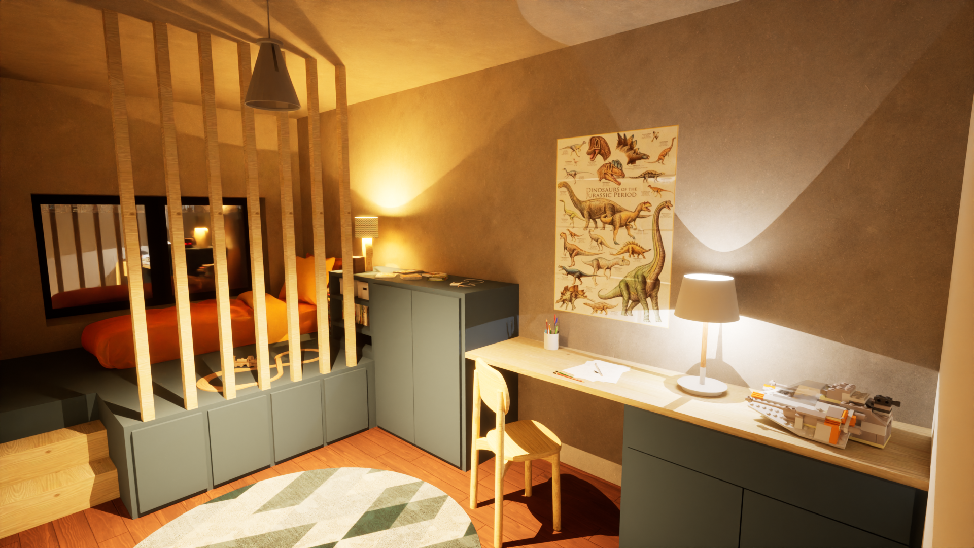 Vue chambre enfant 1 nuit